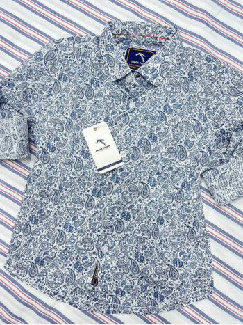 White Manga Printed Shirt