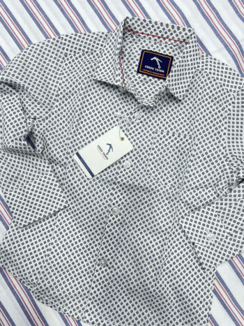 White Small Printed shirt