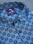 Navy Blue Ankara Print