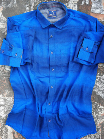 Ink Blue with Black Horizontal Lines