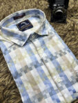 Multi Coloured Small Checks Print (Yellow, Blue)