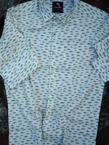 Half White Fish Print