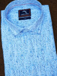 White base blue damask style