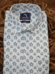 Light beige green floral print