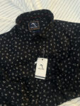 Navy Button fly print