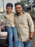Olive Green Horizontal Stripe Son shirt