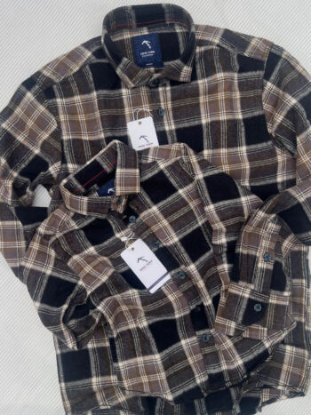 Black and Brown Checked Shirt