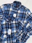 Sky Blue and White Checked Shirt